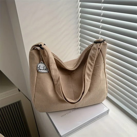 Women’s Corduroy Shoulder Bag