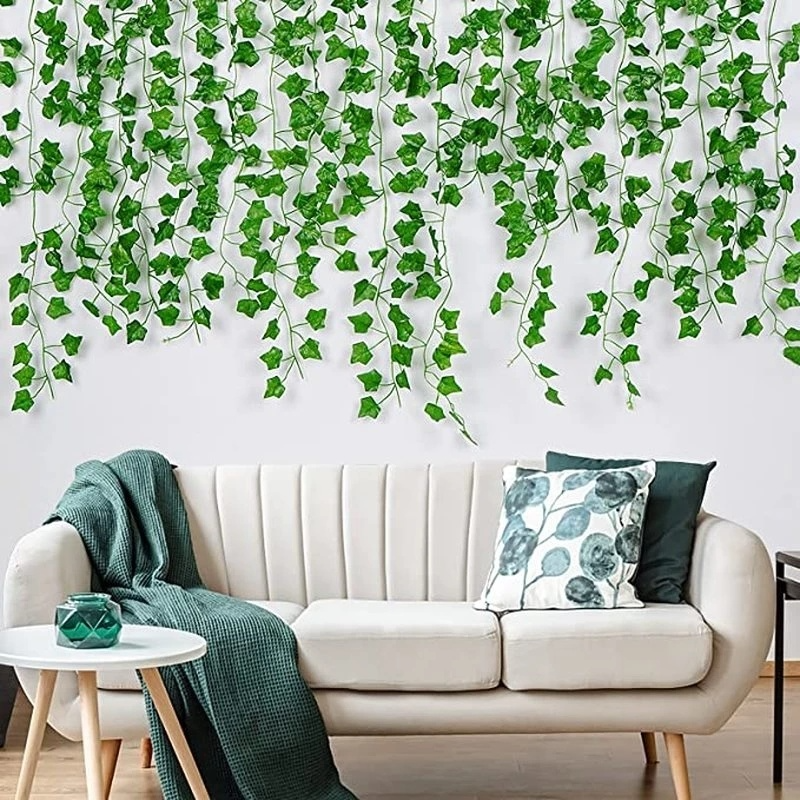 6pcs Artificial Ivy Leaves Plants Garland Plant