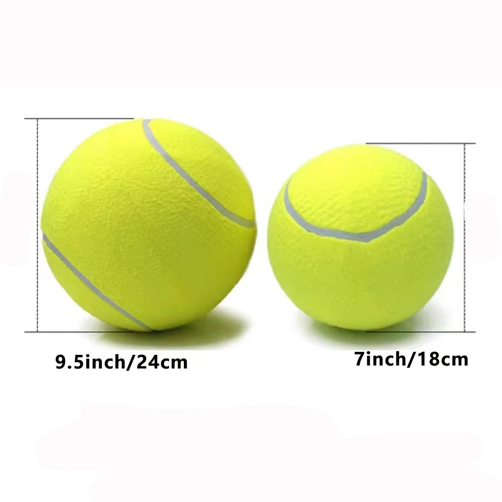 7/9.5Inch Giant Tennis Ball Pet Inflatable Toy for Dog Training Ball
