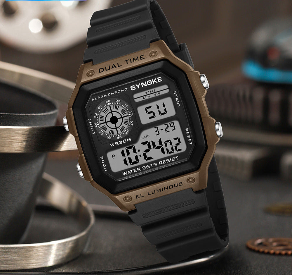 Digital Watches Men Sports Luminous
