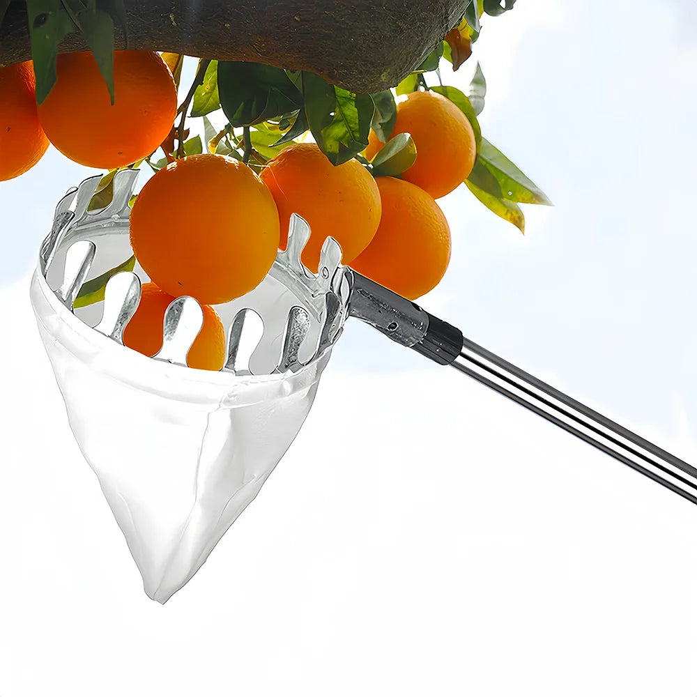 Fruit Picker High-Altitude Orchard Harvester Extendable Rod For Apple And Pear