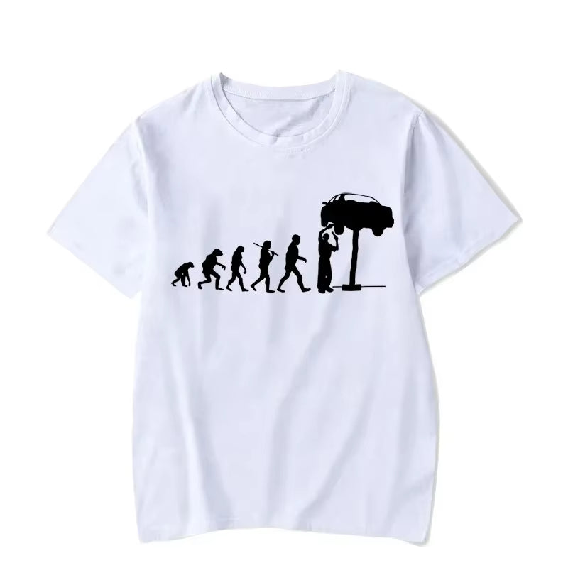 Vintage Unisex Short-Sleeved T-Shirt for Men