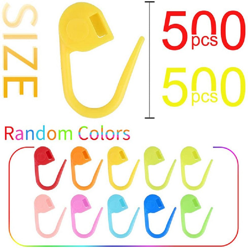 Knitting Craft Sewing Needle Tool Plastic Locking Stitch Markers