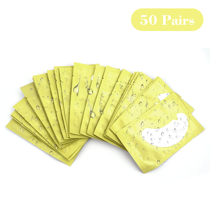 50pairs Eye Pads For Eyelash Extension Hydrogel Patches For Eyelashes