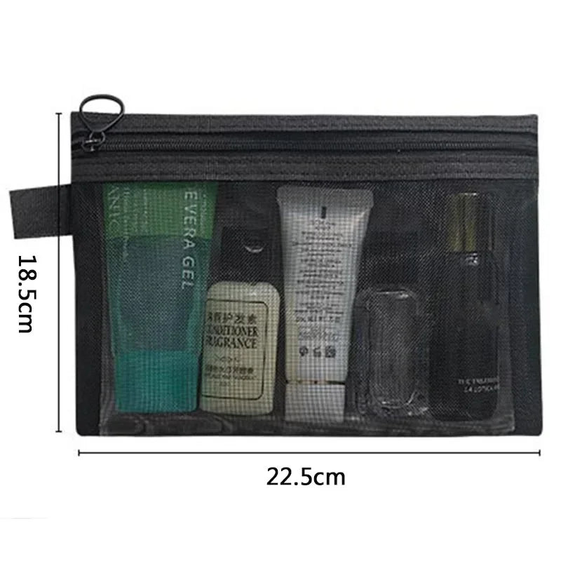 Makeup Brush Travel Case Cosmetic Toiletry Bag Organizer for Men Women Beauty Tools