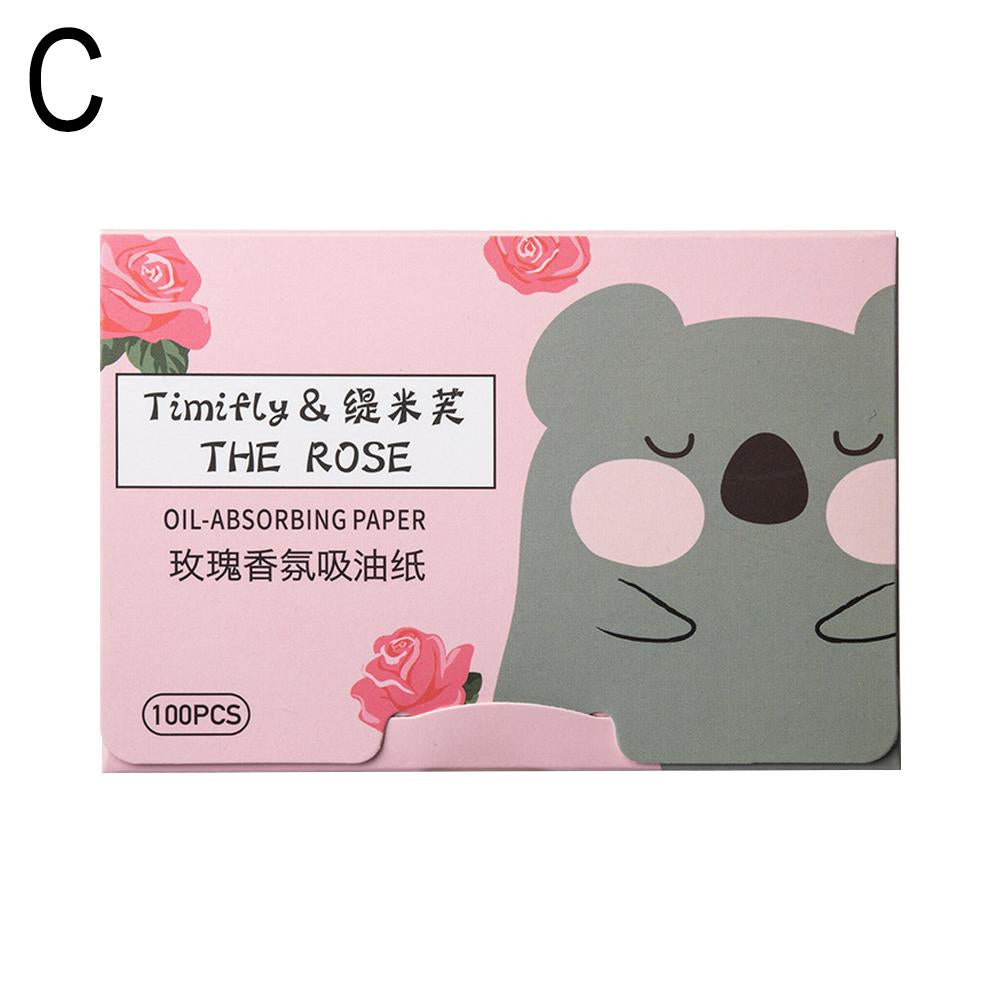 100Pcs new Face Oil Blotting Paper Protable
