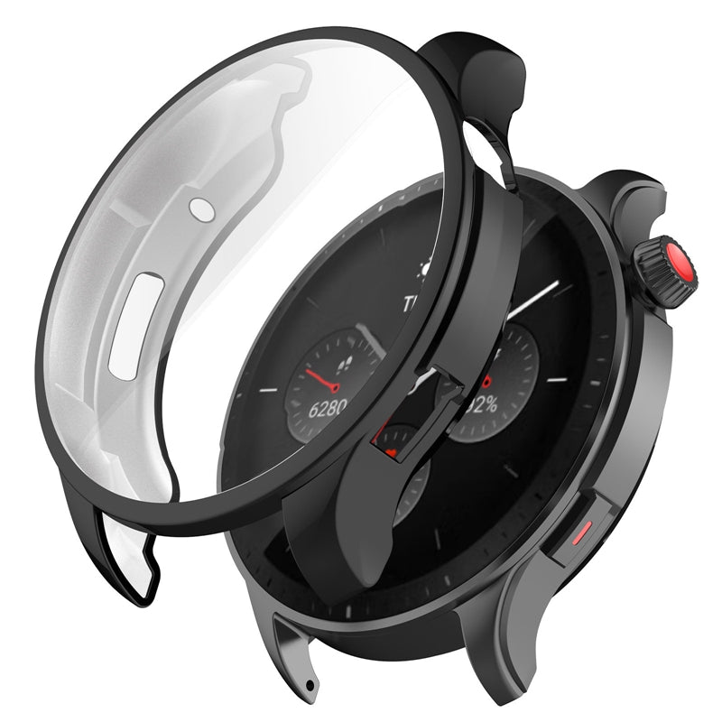 Soft Silicone Case Glass For Amazfit GTR 4 Smart Watch Screen Protector