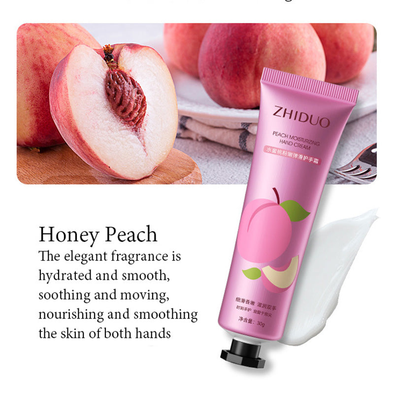 10pcs Fruit and Flower Fragrance Hand Cream Moisturizing