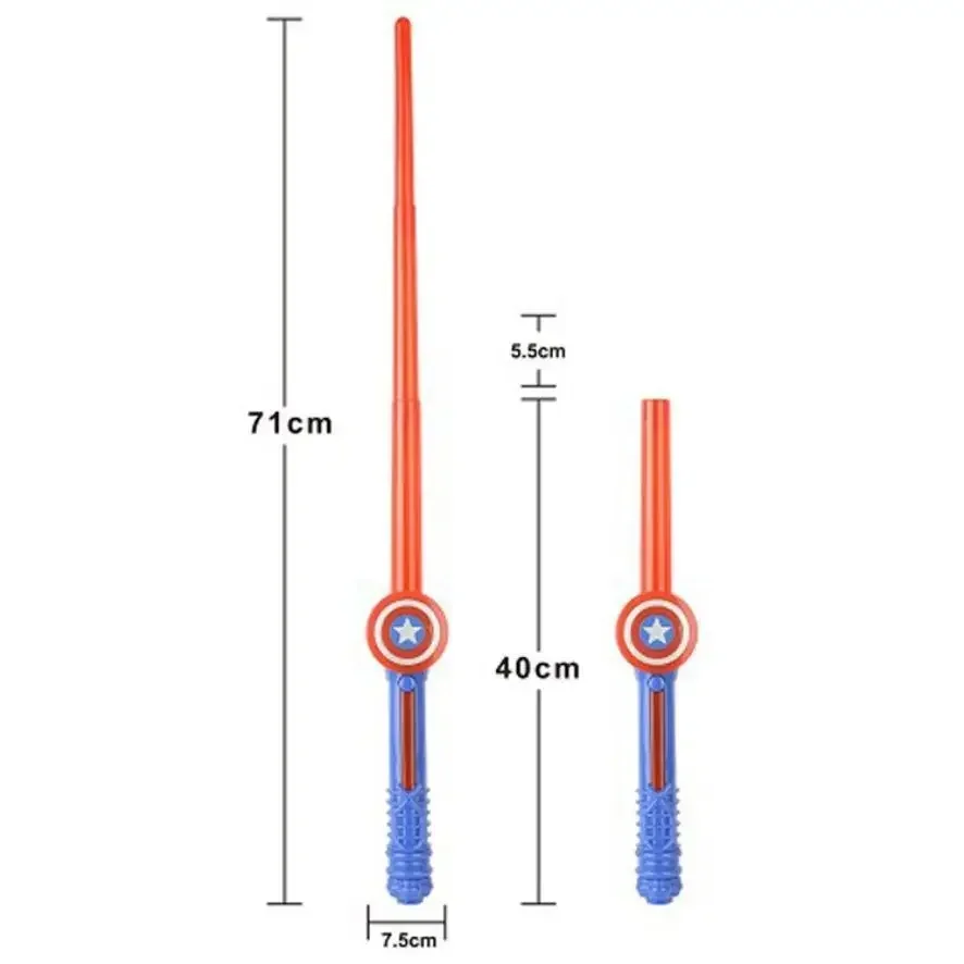 LED Light Sound Superhero Sword Figurines Hulk