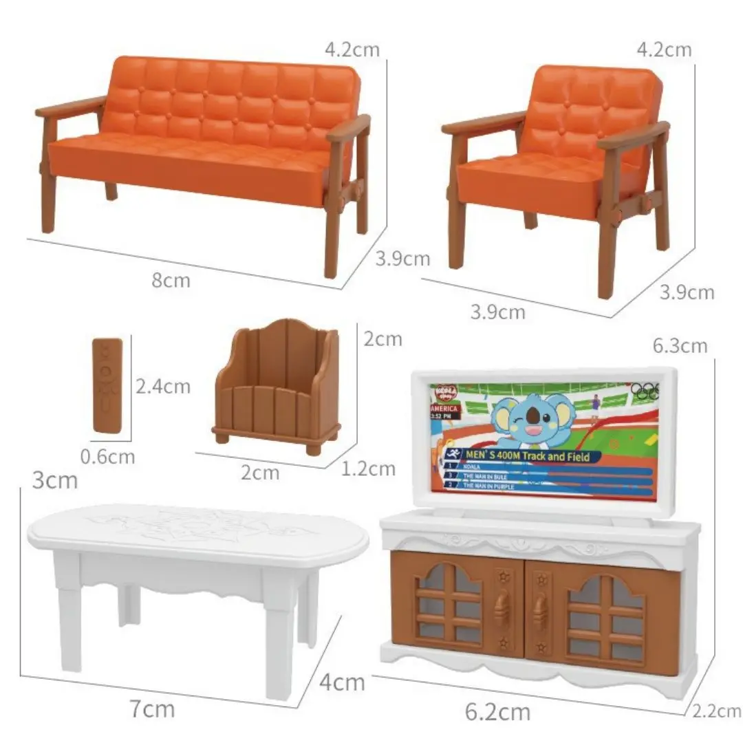 mini supermarket shopping games dollhouse