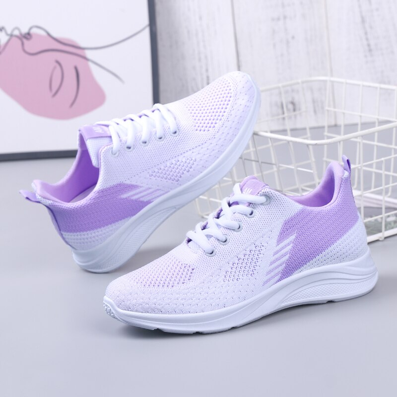 Spring New  Flying Weave Mesh Sport shoes