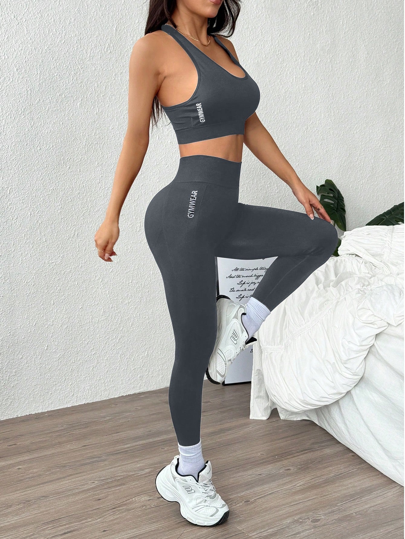 Sports yoga suit bra shark pants women's spring and summer