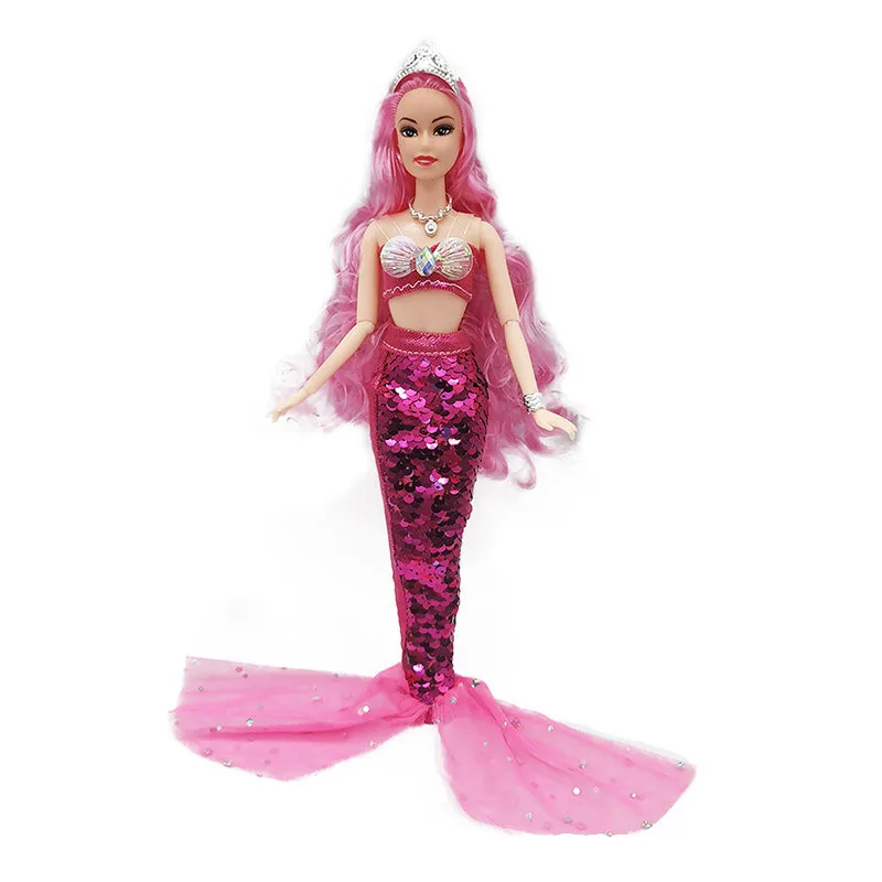 11 Inch Mermaid Doll Full Set Multi Joints Movable 30cm Height Doll