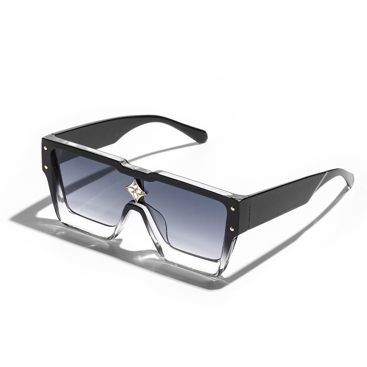 Retro Black Millionaire Shades Luxury Sunglasses