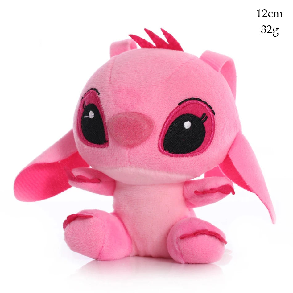 Disney Cartoon Blue Pink Stitch Plush Dolls Anime Toys