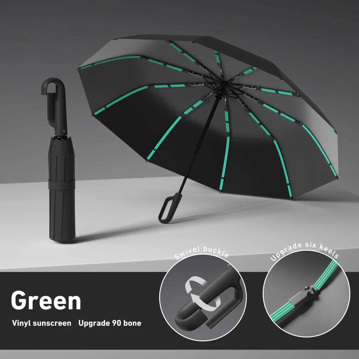 Men Women Umbrella Fully Automatic