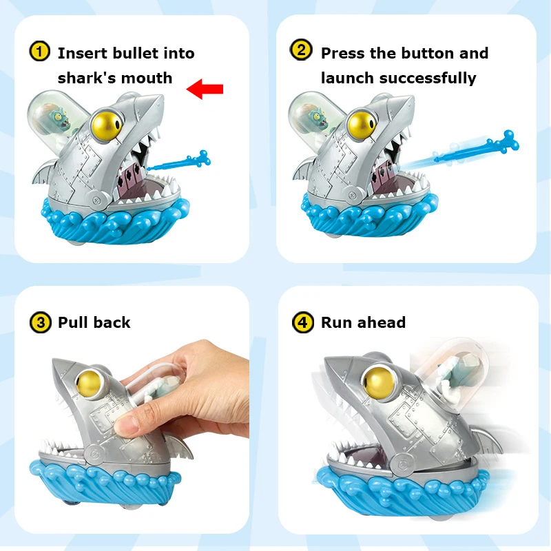 Plants Vs Zombies 2 Mechanical Shark Boss Toy