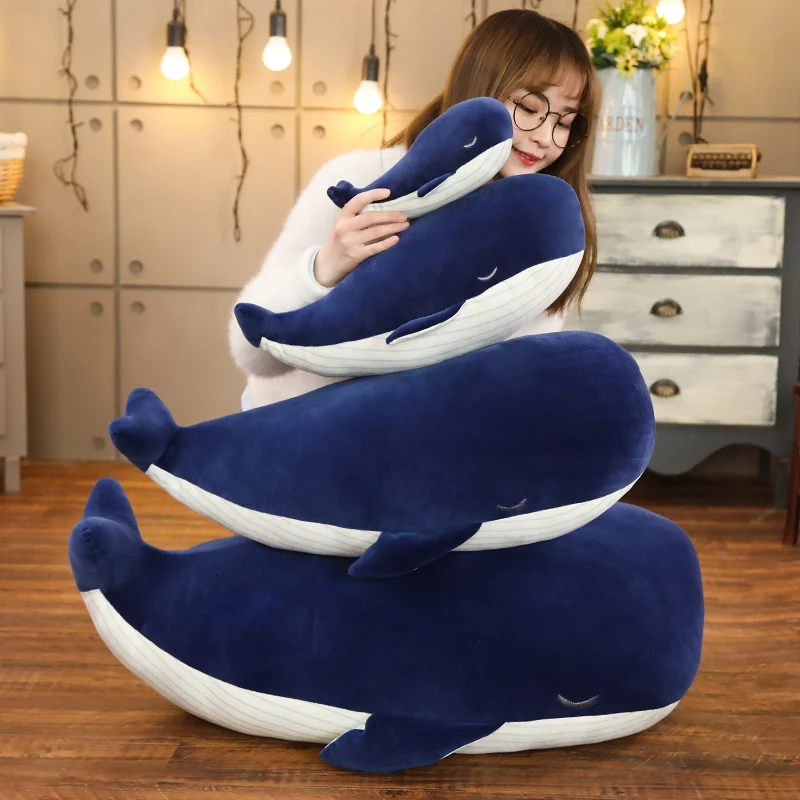 25CM Cartoon Super Soft Plush Toy Sea Animal Blue Whale Soft Toy