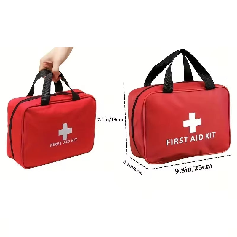 184pcs First Aid Kit, Multi-purpose Emergency Medical