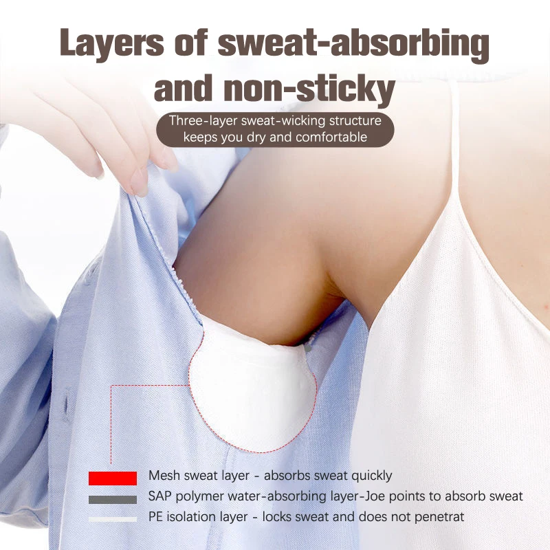 50Pcs Unisex Sweat Pads