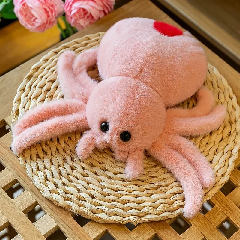Simulation Black Spider Jumping Spider Doll Crawling Pet Doll plush
