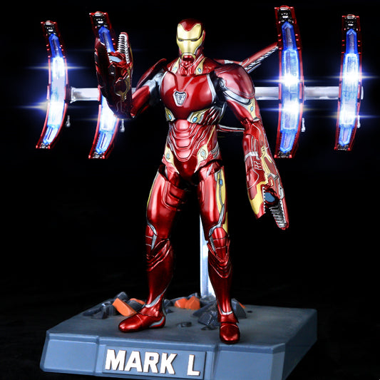 ZD Original Iron Man 1/10 MK50 Magnetic Attraction Light LED Float