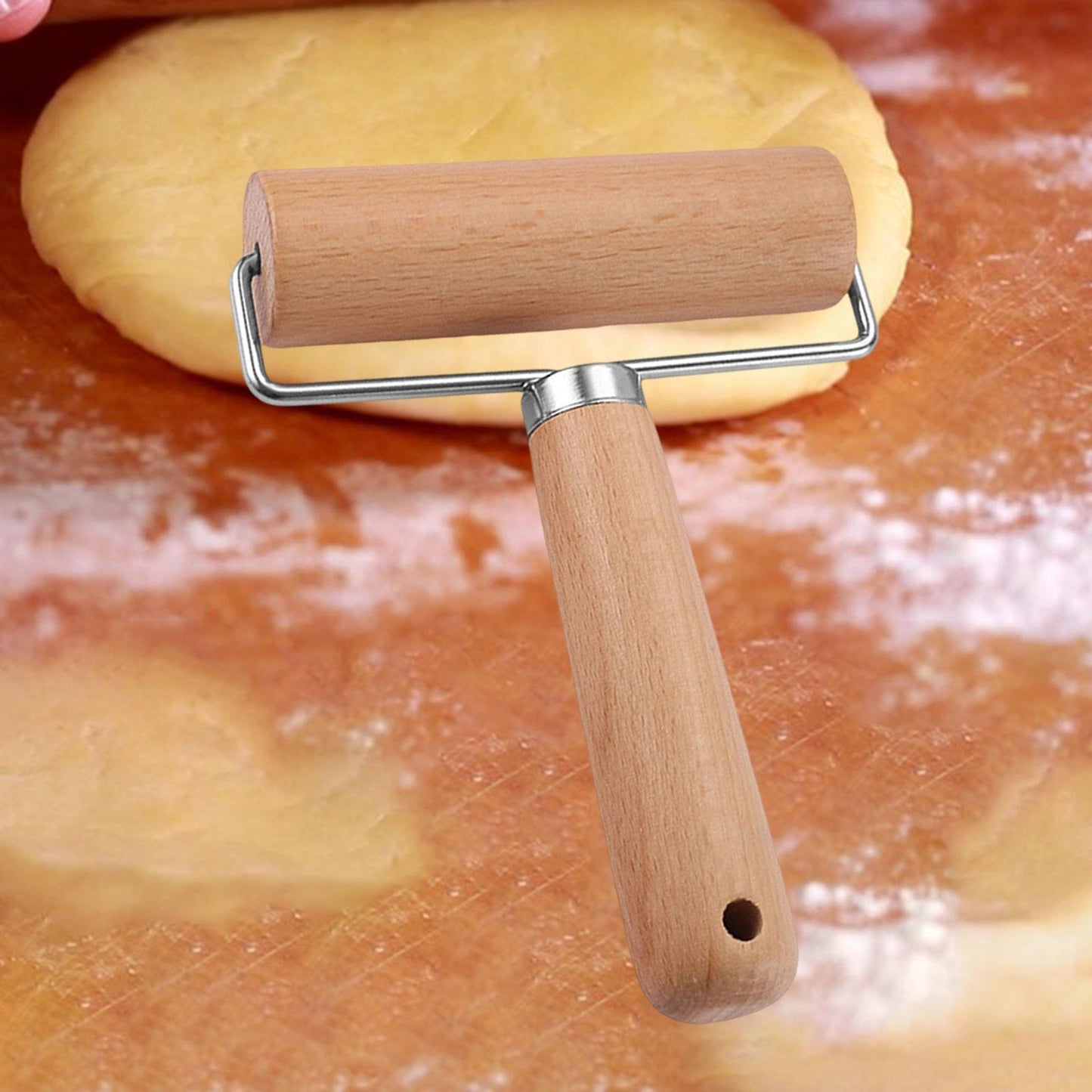 Dough Roller Roller Stick Supplies with Handle Rolling Pin
