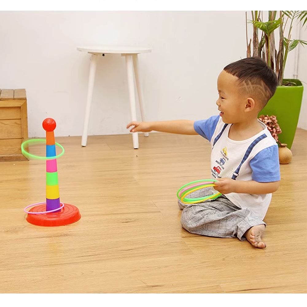 Children Throw Circle Game