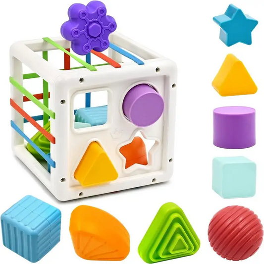 7 in 1 Baby Toys 0 6 12 Months Sensory Shape Sorter Toys