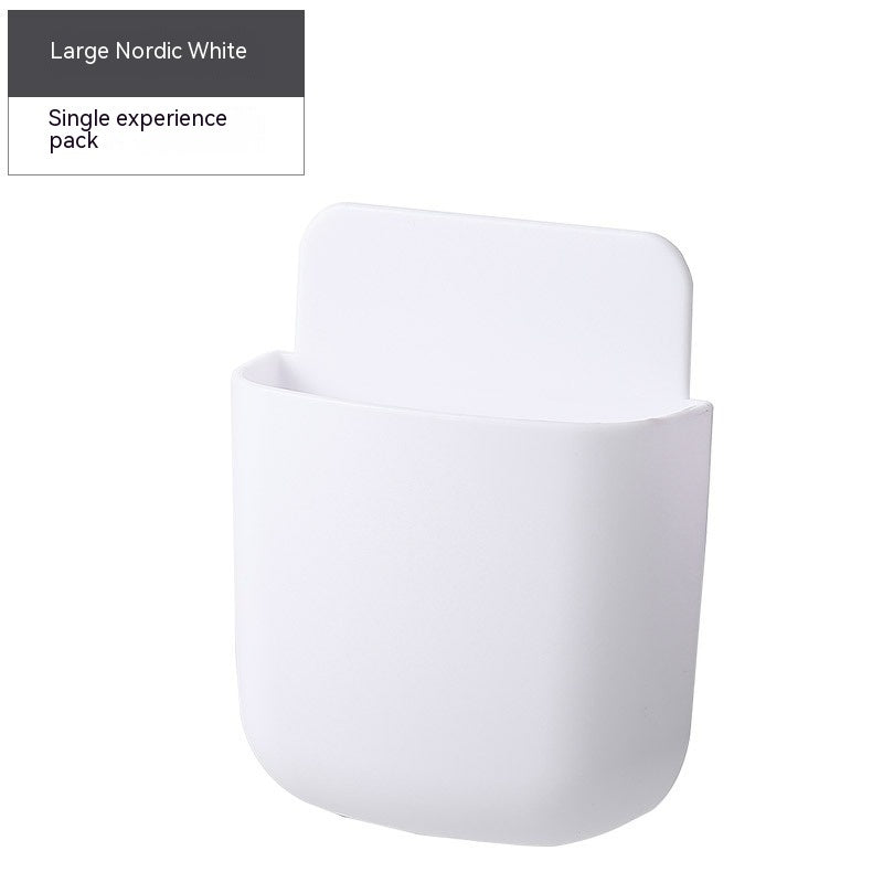 Wall Mounted Storage Box Mobile Phone Plug Holder