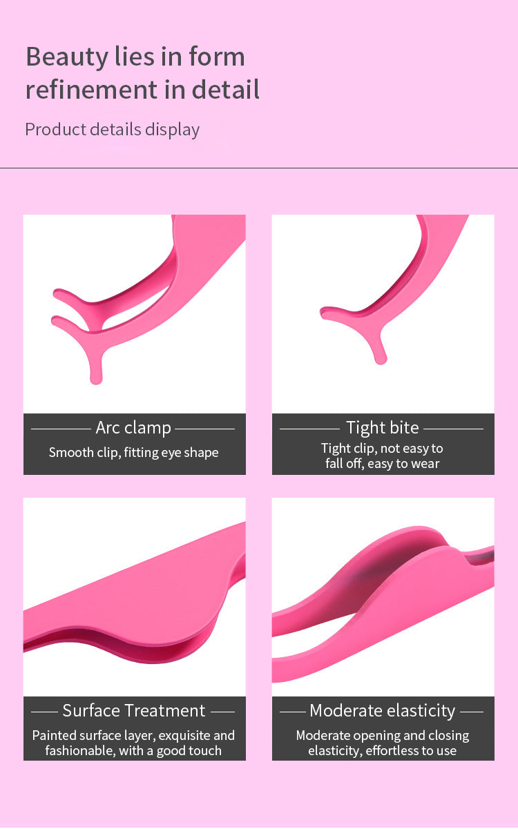 1 Pc False Eyelashes Tweezer Fake Eye Lash Applicator