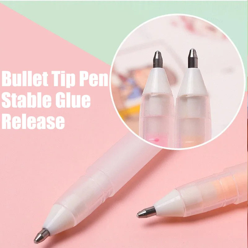 Candy Color Glue Pen Handbook Dispensing Pen