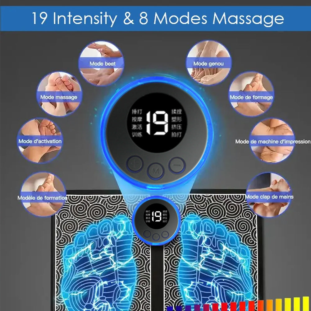 EMS Foot Massager Relaxation Pads Electric Massage