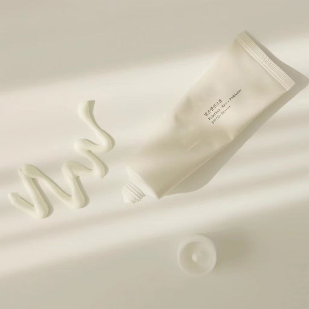 SPF50+ Sunscreen Korean Rice Probiotic Solar Blocker Skin Whitening Cream