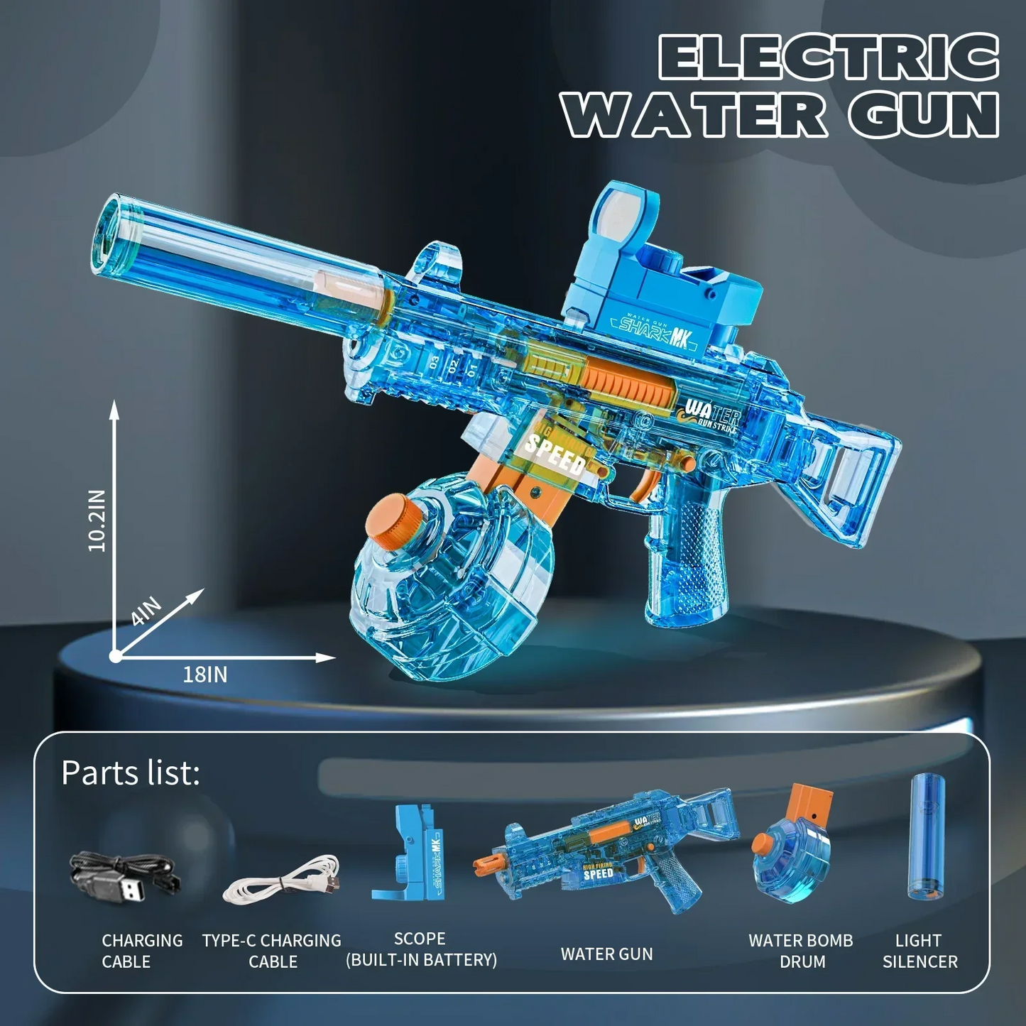 Electric Water Gun Ump45 High Pressure