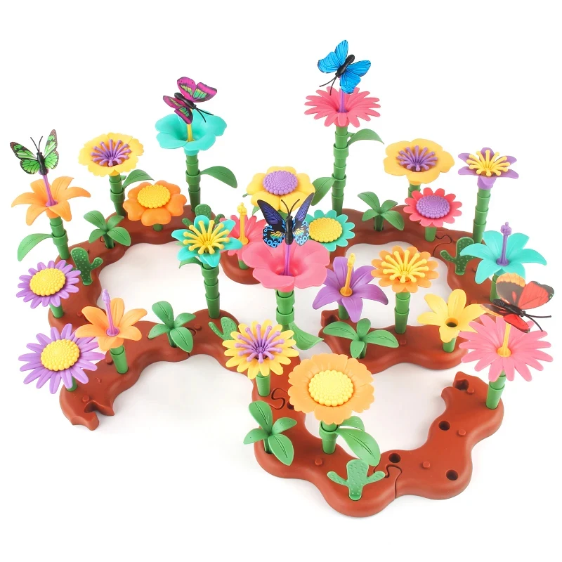 90pcs New Grow Their Imagination with STEM Educational Flower