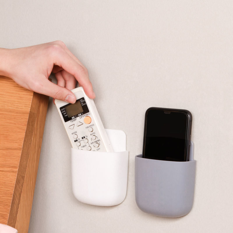 Wall Mounted Storage Box Mobile Phone Plug Holder
