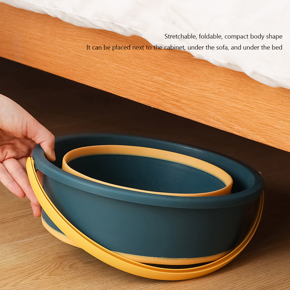 Folding Portable Bucket with Cover
