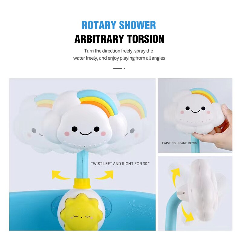 Kids Bath Toys Water Game for Kids Clouds