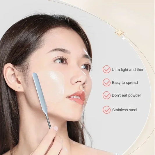 Stainless Steel Dual Heads Makeup Toner Spatula