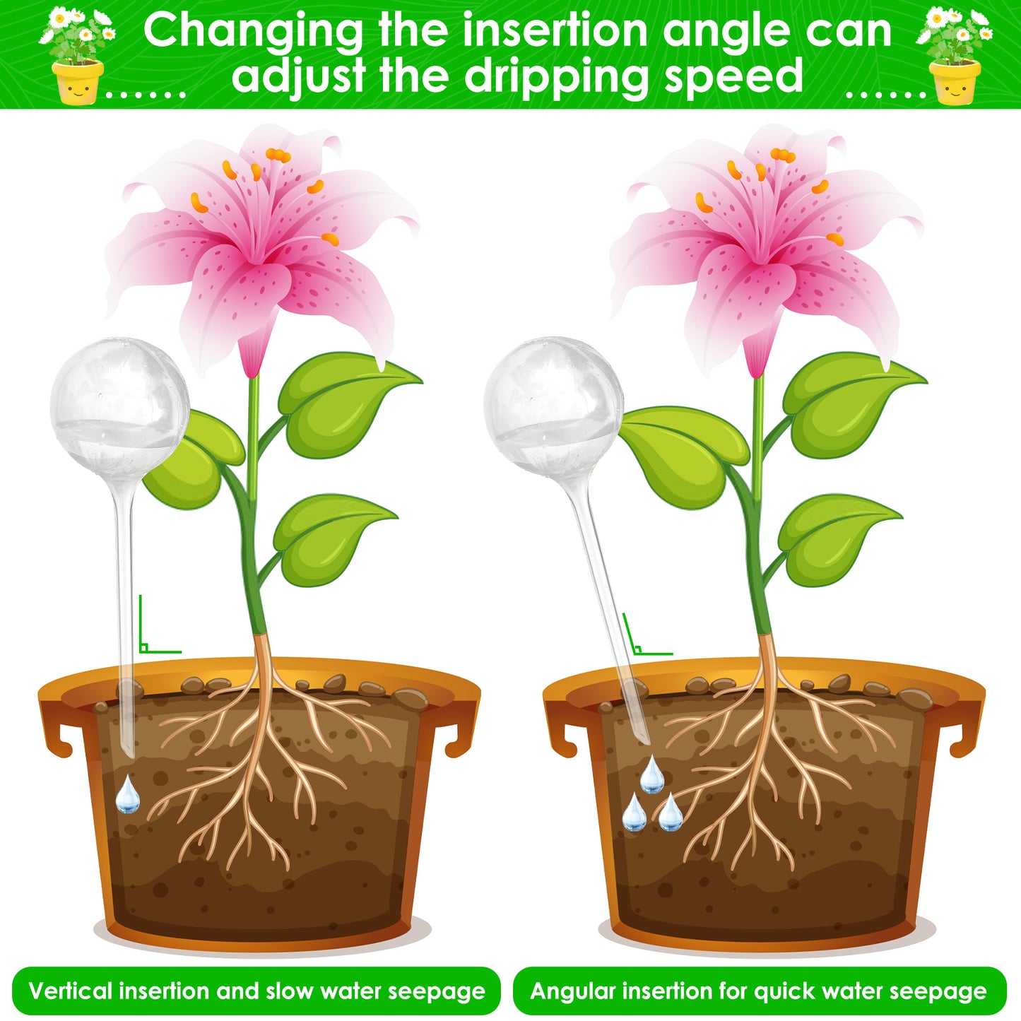 10Pcs Plant Automatic Watering System Balls Device Drip Irrigation