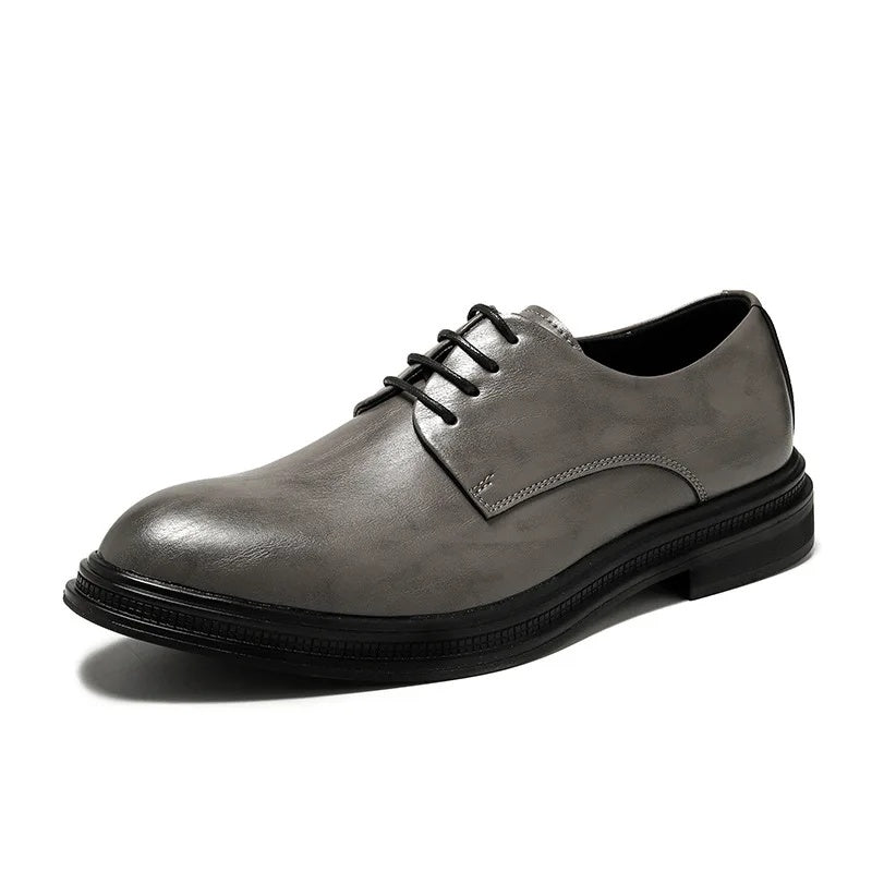 Men's Business Formal Shoes Pointed Toe Casual Wedding Work Leather