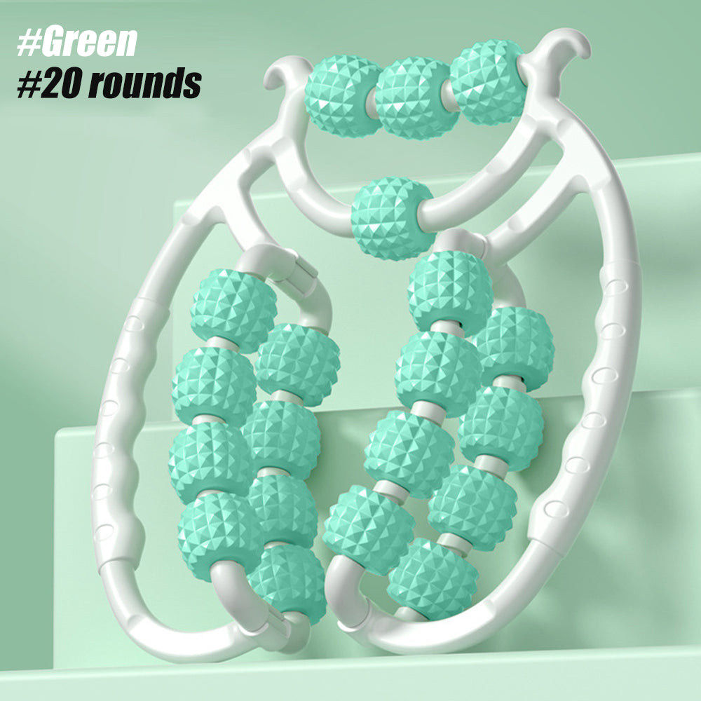 Newest 20 Wheel Annular Leg Clamp Massager Anti-cellulite Massager Body