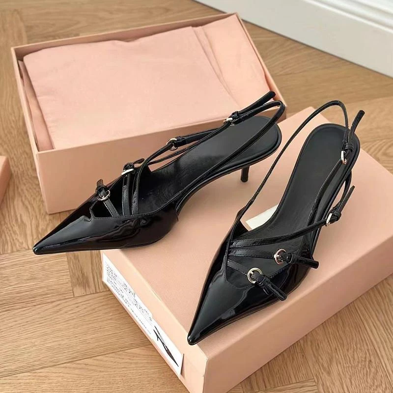Women's High Heels Fashion Buckle Luxury 2024 Women's