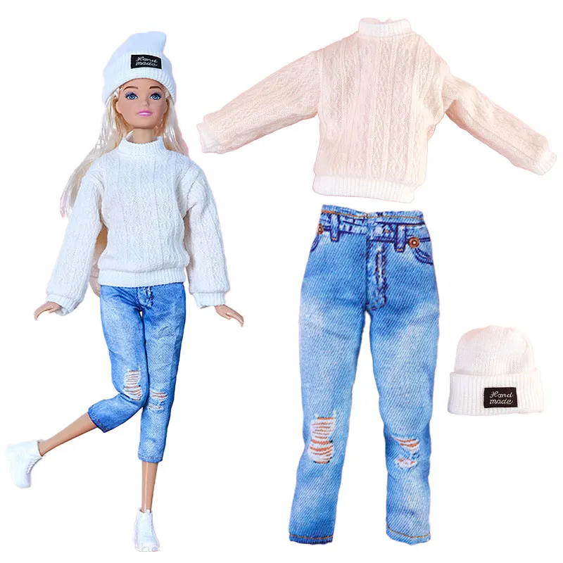 1 Set Fashion Clothes For Barbie Doll
