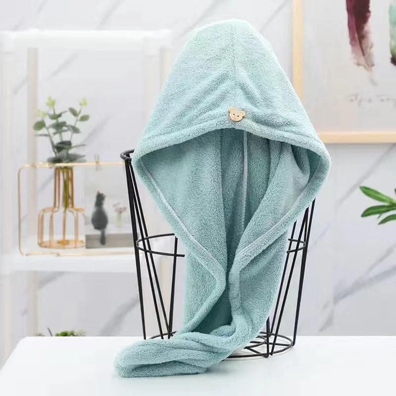 Dry Hair Cap Sports Towel Fiber Super Fine Adult Bath Towel