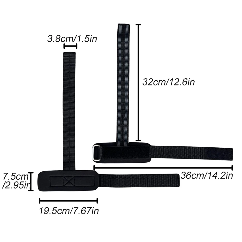 1 Pair Weight Lifting Straps with Wrist Support, Wrist Straps for Weightlifting