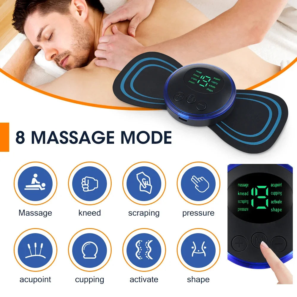 Electric Neck Massager Muscle Massage Stimulator