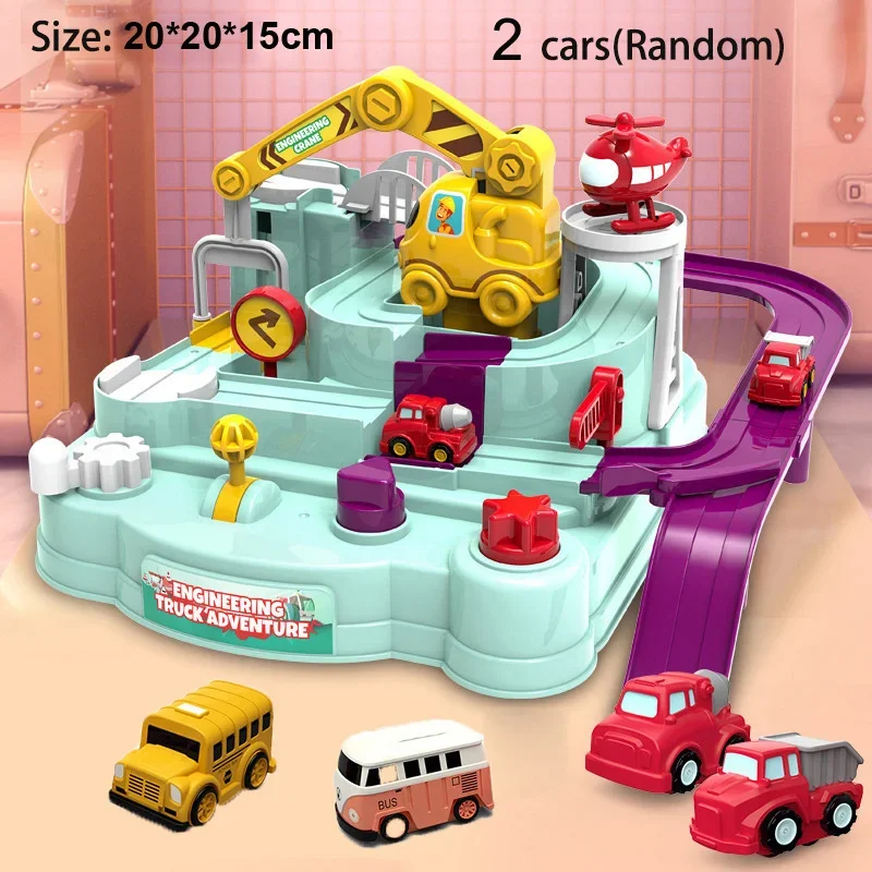 Car Train Track Sets Racing Rail Model Educational Toys