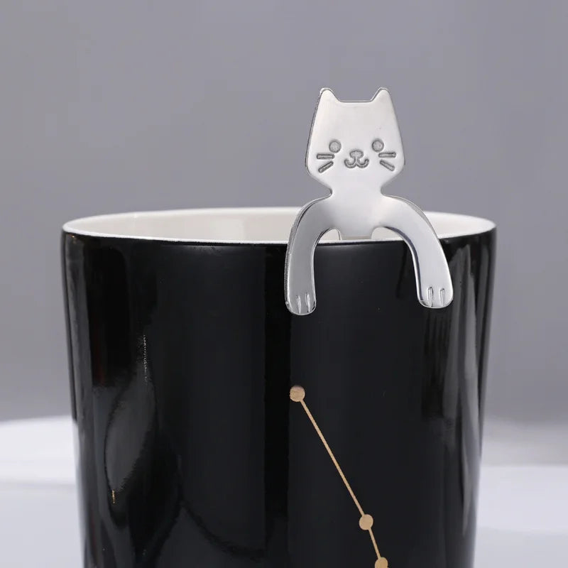 Stainless Steel Coffee Spoon Cat Shape